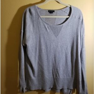 Grey Shirt with Sheer patches